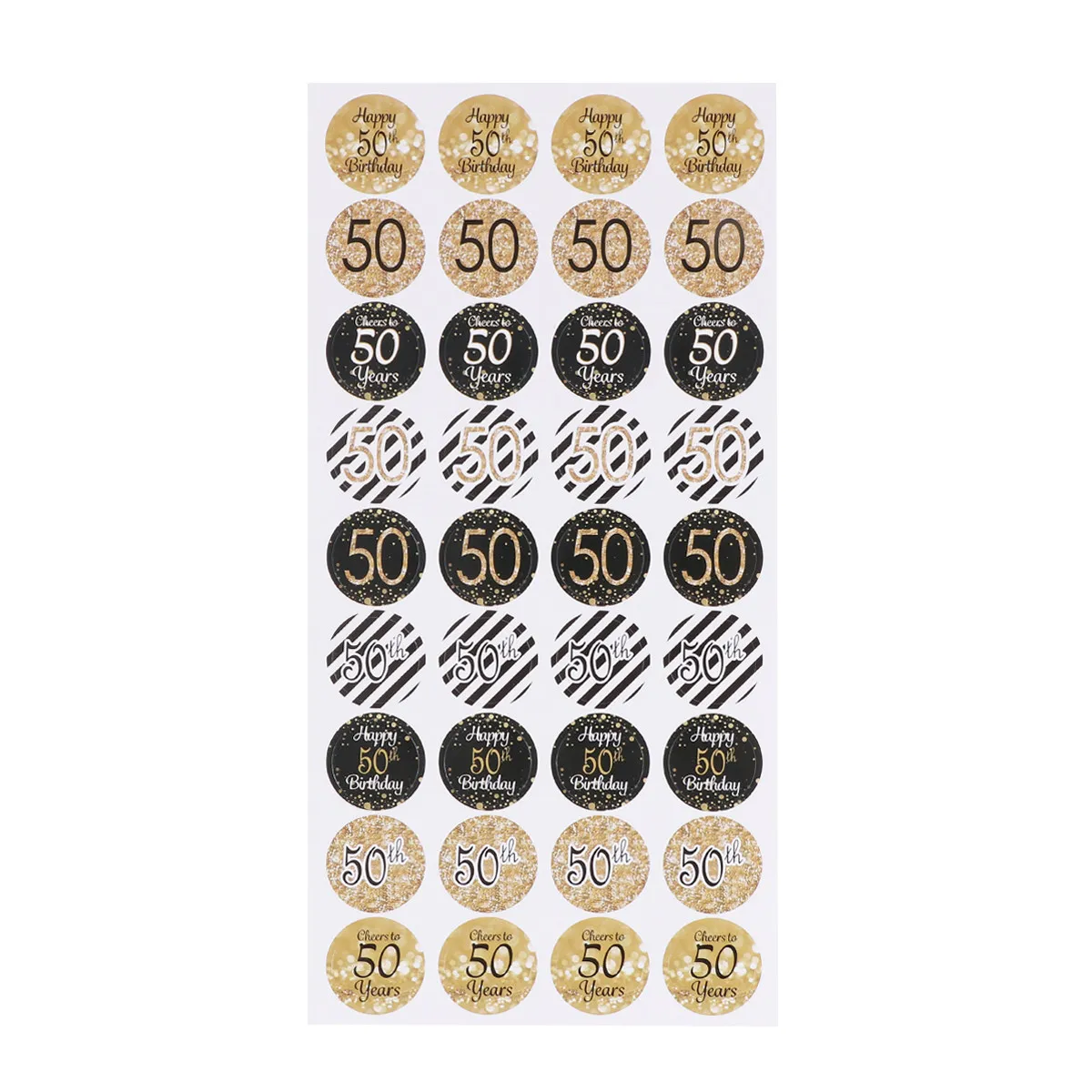 

432 шт. Наклейки для дня рождения, самоклеящиеся этикетки-пломбы, стикеры для планирования подарков, декоративные этикетки для упаковки подарков