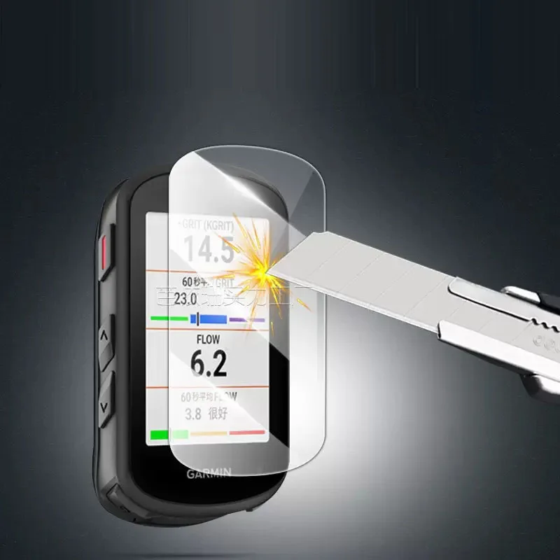 الصلب الزجاج المقسى طبقة رقيقة واقية ل Garmin Edge 850/550 دراجة دراجة لتحديد المواقع شاشة عرض الكمبيوتر حامي غطاء الملحقات