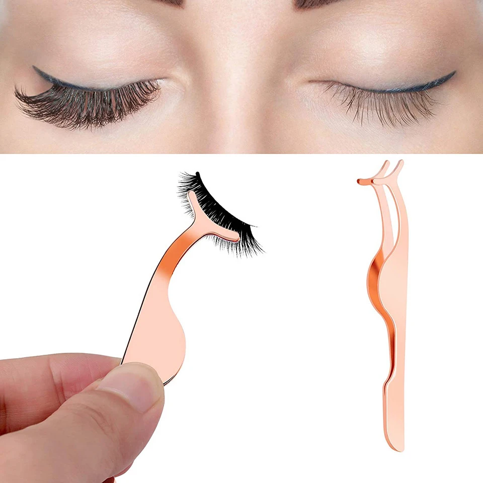 プロのアイブロウメイクアップツール、まつげカーラー、シリコンリフィルパッド、ピンセット、はさみ、メイクアップ、セットあたり5個