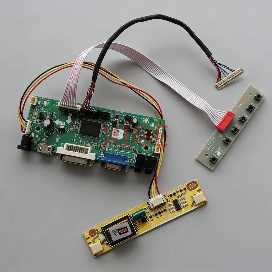 

For M190PW01 MT190AW02 TM190MCS01 M190A1 Matrix Controller Drive Board DIY Kit LVDS 30-Pin 1440x900 2-CCFL HDMI+DVI+VGA 1440*900