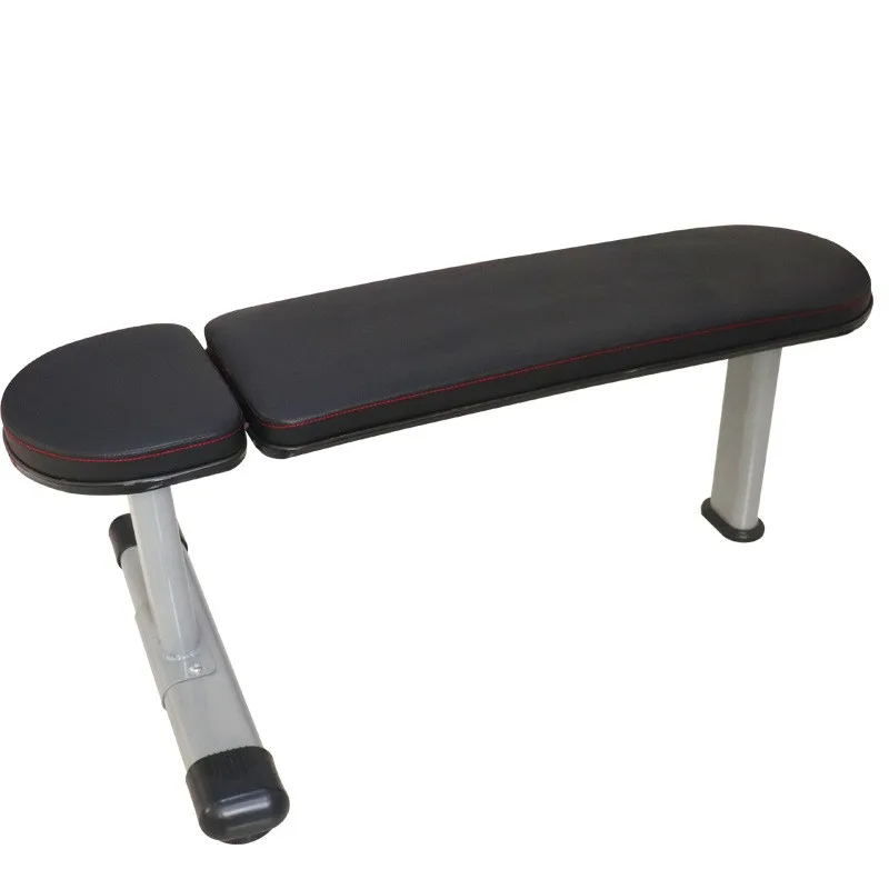 Banco de entrenamiento plegable para gimnasio en casa comercial, asiento cómodo, bancos planos con mancuernas, estantes, Color personalizado, moderno