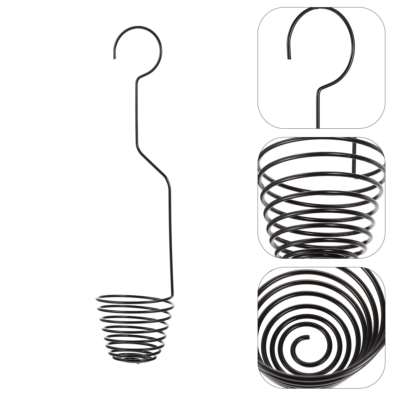 Soporte para plantas de aire con forma de piña, gancho colgante de artesanía fina, macetero para Tillandsia, decoración para sala de estar, soporte para plantas de aire, gancho para Tillandsia, 1 unidad