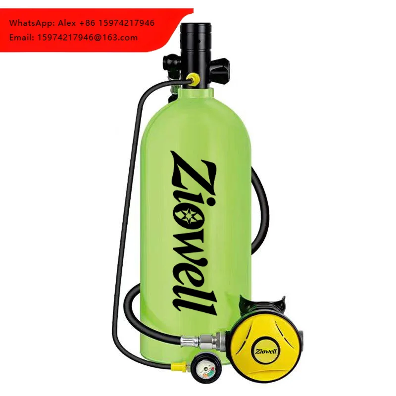 

Ziowell Lightweight 4L Aluminum Alloy Diving Tank Easy-to-Carry Oxygen Carbon Dioxide Helium Cylinder For Diving