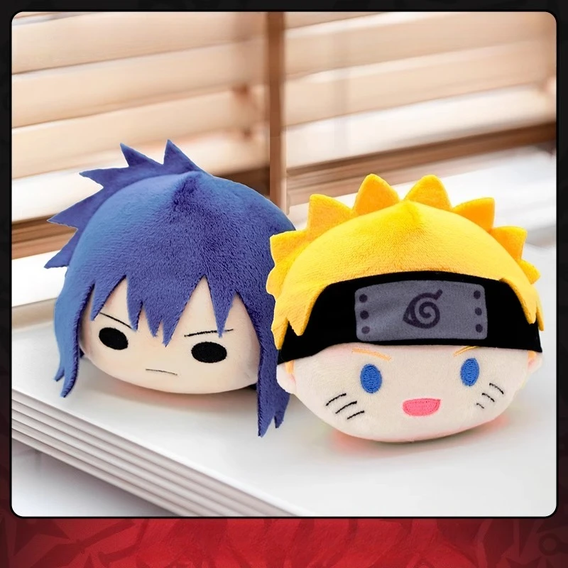 Anime Naruto Kawaii Pluche Sleutelhanger Poppen Uzumaki Naruto Uchiha Sasuke Haruno Sakura Speelgoed Rugzak Hanger Kerstcadeaus
