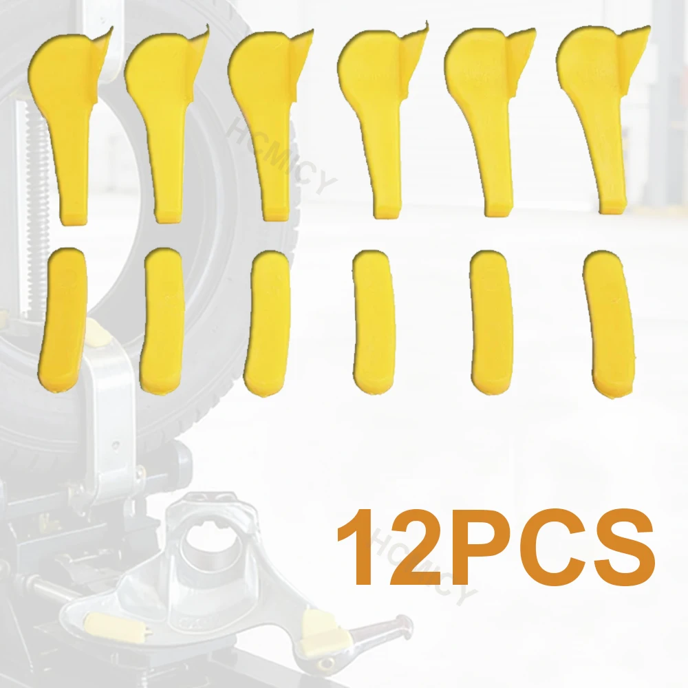 12Pcs Car Tire Changer Nylon Mount Demount Duck Head Insert Tyre Rim Protector
