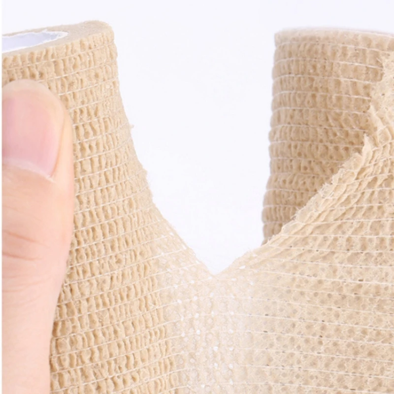 5 لفات ذاتية اللصق ضمادة مرنة التفاف تنفس الشريط الرياضي للمعصم والكاحل والركبة دعم بسط الإسعافات الأولية الشاش #5