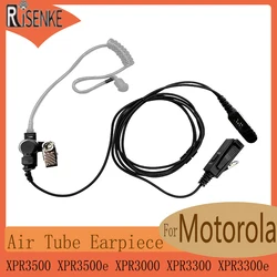 RISENKE XPR3300e fone de ouvido para Motorola XPR3500, XPR3500e, XPR3000, XPR3300 Walkie Talkie acústico tubo Headset