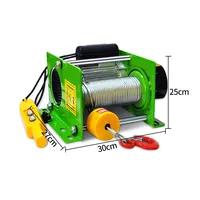 220V/380V German-style hoist heavy duty 1 ton small electric hoist wireless remote control crane fast lift lifting crane