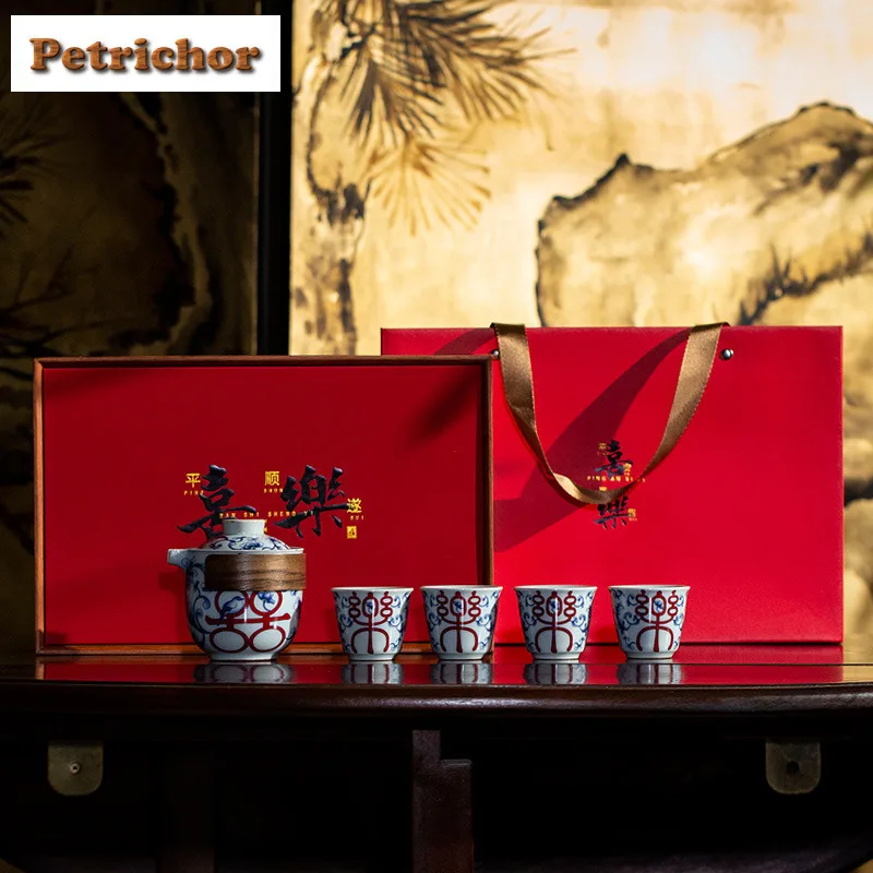 

Chinese Xifu Tea Set Complete Set Creative Tea Ceremony Set Tea Brewing Teapot And Tea Cup Set Teaset Accessories Ornaments Gift