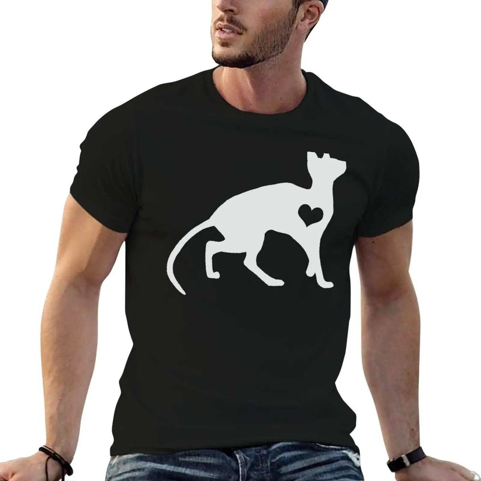 

brand luxury funny Sphynx shirt shirts t men man high t t for man Cats cotton quality Adore 100% shirts graphic T-Shirt