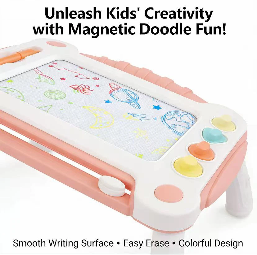 Children's Multifunctional Magnetic Drawing Board with Space Theme, Erasable Doodle Table, Early Education Educational Toy for Boys and Girls view 4
