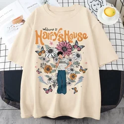 Harrys House Women T-shirts 100% Cotton Summer Manga Graphic Short Sleeve Tee Soft Originality Slice of Life Individualization