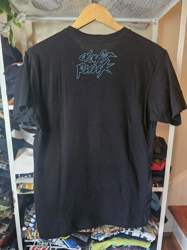 Vintage Y2K Daft Punk X Tron Movie Promo T-shirt  *RARE* Funny Short Sleeve Tshirt Streetwear