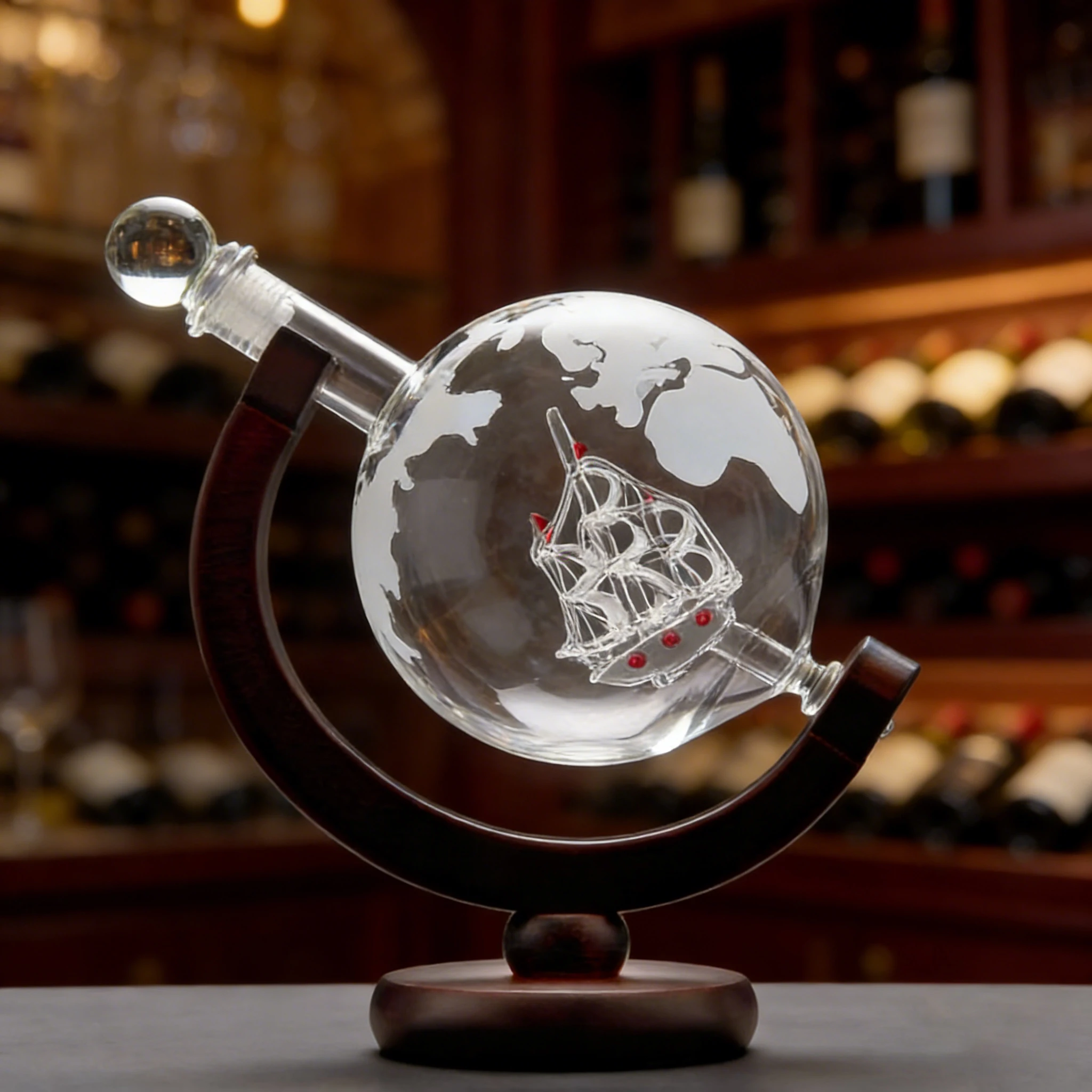 Whiskey Decanter Globe Set 2 B - Decanter Globe Set ulasan dan harga