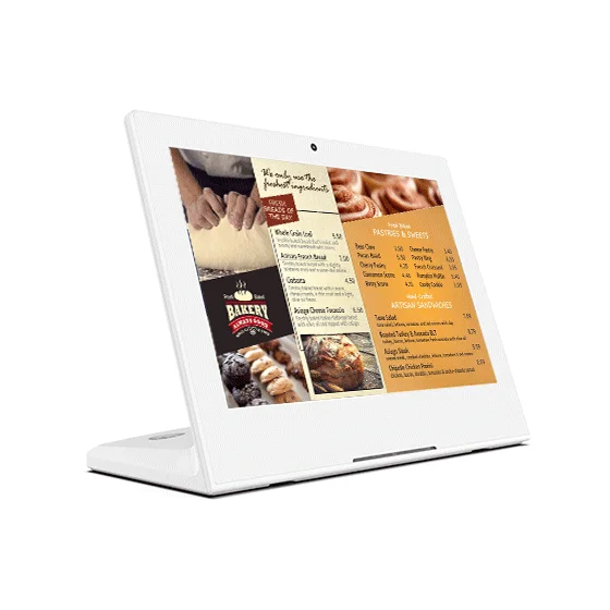 8INCH Tablet PC Android 8.1 L Shape Capacitive Touch Screen 4G Quad Core Android Tablet for Restaurant Bank Ordering