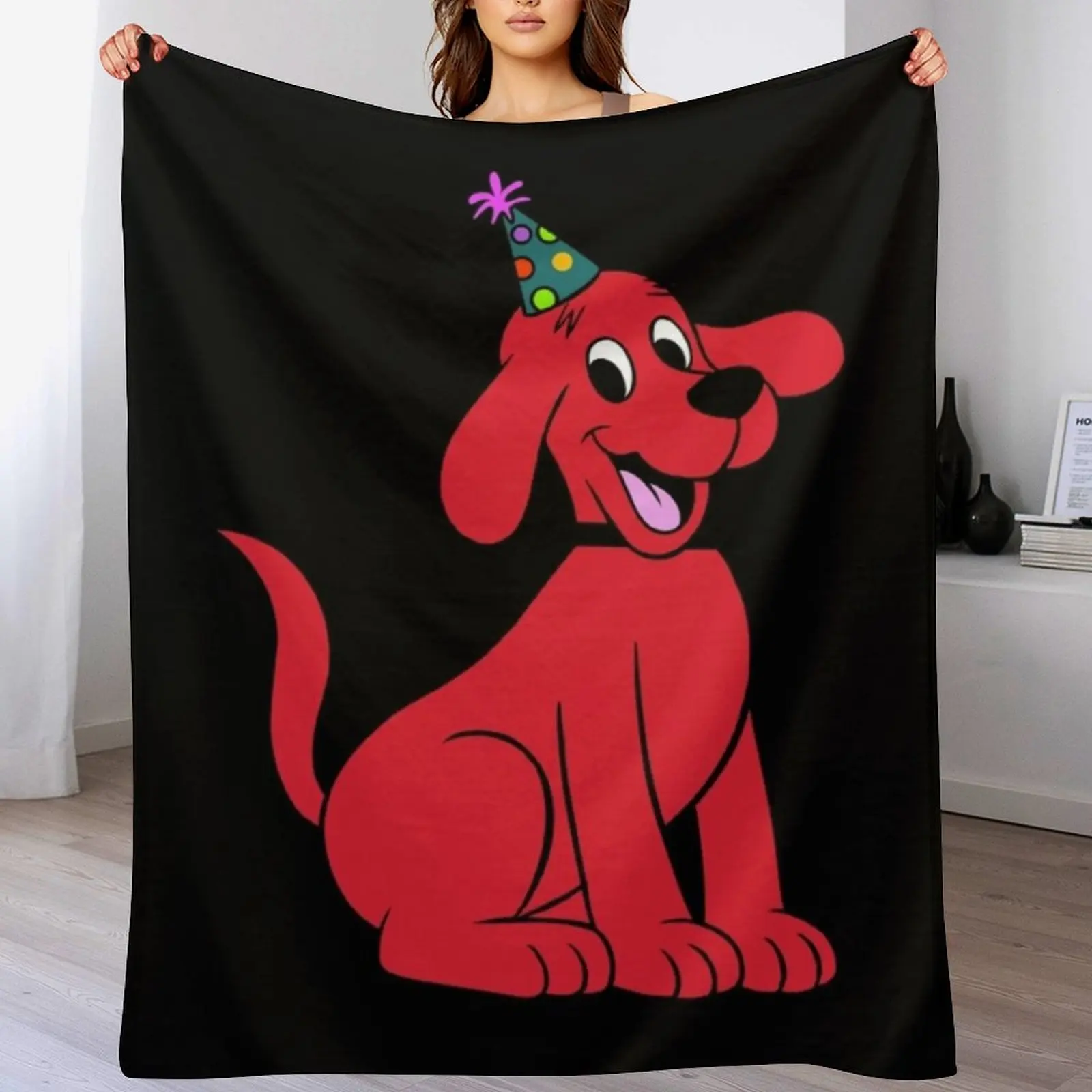 

Clifford the big red dog birthday Throw Blanket for babies heavy to sleep cosplay anime Bed covers Blankets