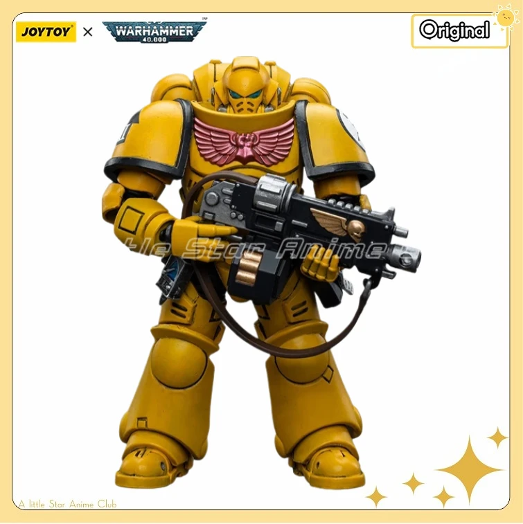 In Stock Original1/18 Action Figure JOYTOY Warhammer 40000 Imperial Fists Intercessors Toy Model