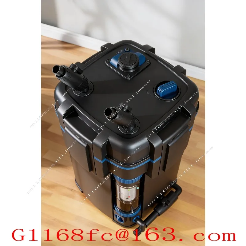 Fish Tank Filter Bucket, Fish Toilet Water Purification Circulation Three-in-one Filter Fish Tank Filter External Ultra-quiet