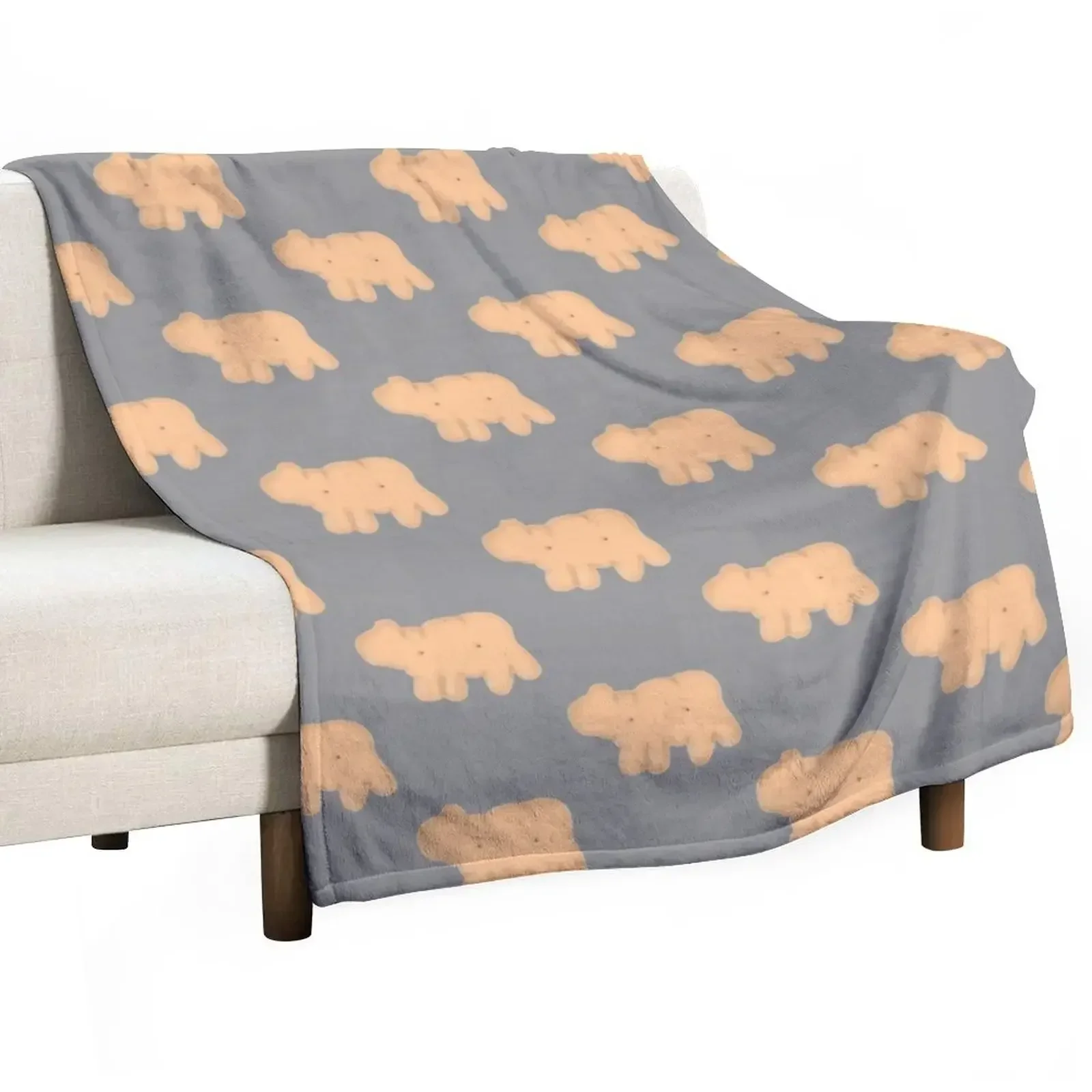 Animal Cracker Gang Throw Blanket Heavy Plaid on the sofa Blankets For Bed Blankets