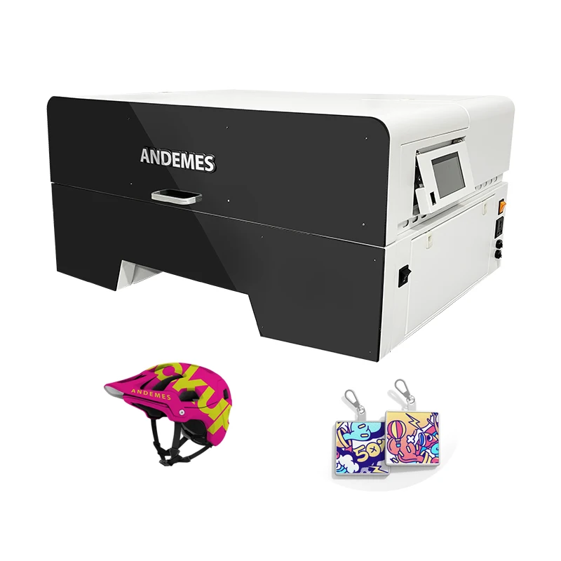 Andemes Customized Uv Dtf Single Dx7 New Upgraded Printing Fully Automatic Colorful A3 UV Printer Printing Machine