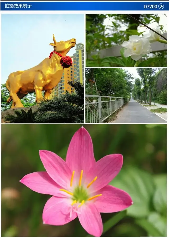 Caméra caméscope numérique HD 33MP D7300, objectif grand angle 24x, objectif de télescope optique