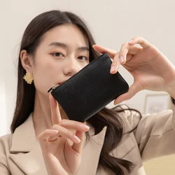 Ladies Zipper Coin Purse Multifunctional Small Coin Key Credit Card Bags Leather Wallet Fashion Women Men Kids Mini Wallet