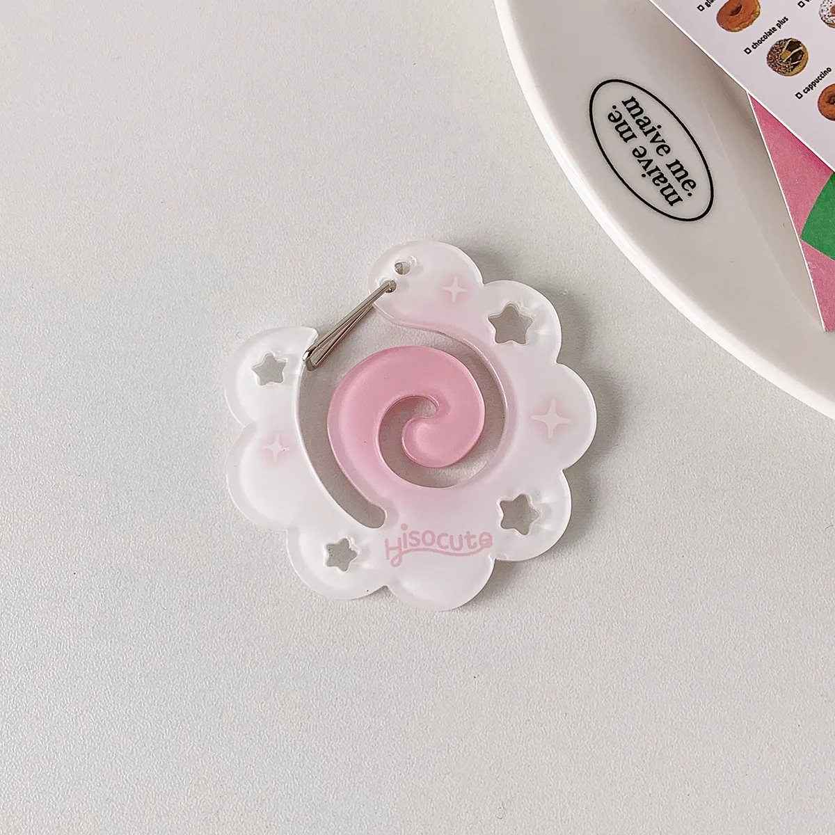 Kawaii อะคริลิคพวงกุญแจน่ารักการ์ตูน Ins สไตล์ผลไม้ Cupcake Star Shaped ตกแต่งสําหรับกระเป๋าจี้ Hook Key แขวน