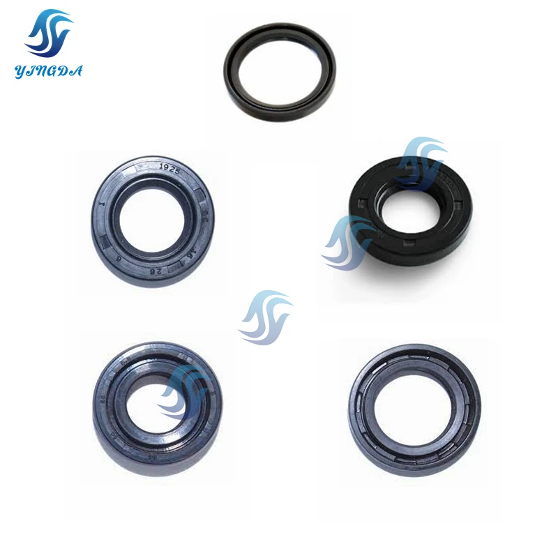 3C8-00121-0，334-00122-0，3C8-01215-0，3C8-60223-0，Oil Seal for Tohatsu Outboard Boat Part 2T 15/18HP Crankshaft/Water Pump/Blade