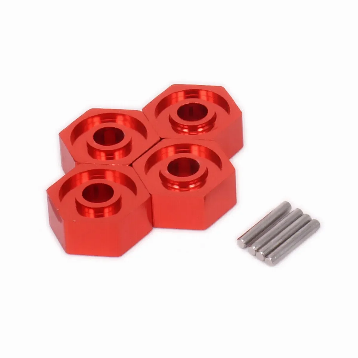 Rc Hsp 286042 (86065) Aluminium Wiel Hex Hub Aandrijfadapter Mount 4 Stuks Voor Hsp 94285 94286 94283 94185 186 1:16 Buggy Vrachtwagen