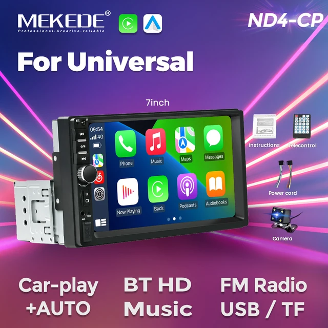 MEKEDE 1 din MP5 Player 7inch HD Touch Screen Car Radio 1DIN Auto audio USB BT TF Card For Universal Autoradio Multimedia Player