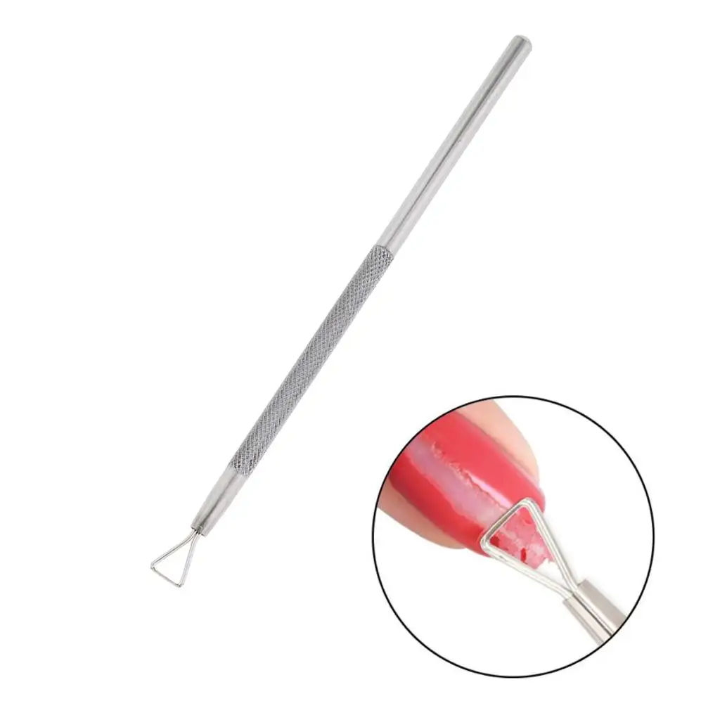 NIEUW Triangle Nail Art Gel Polish Remover Stick Cuticle Pusher Manicure