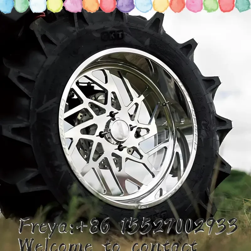 22 Inch 24 Inch 22x7 24x7 UTV Forged Wheels Narrow Aggressive Design Multi Split Spoke 4x156 for Polaris Sand Racing Wheels