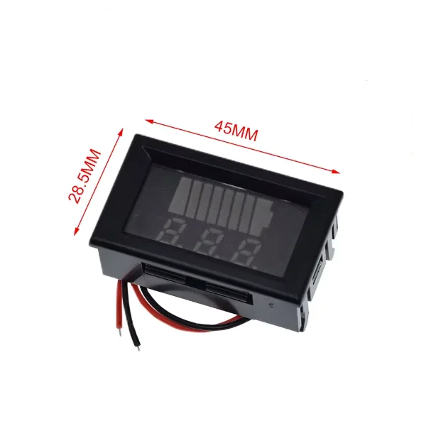 12V-72V 84V car battery battery power voltmeter waterproof display DC digital display lithium battery on-board