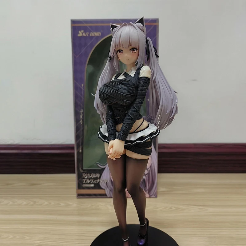 27cm PINKMANGO Shisuta-erufu Door Sorananiiro Anime Meisje Figuur Non/Zus Elf Actiefiguur Tsuki Uzaki Beeldje Model Pop Speelgoed