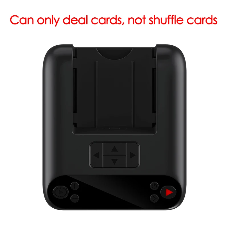 3 Decks Poker Playing Card Dealing Machine 360° Rotating Automatic Card Dealer Smart Dispenser Rechargeable 5000mAh