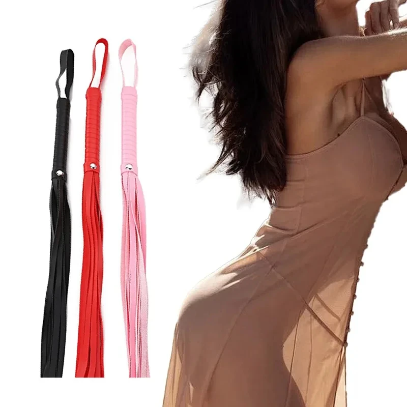 PU 가죽 채찍 섹스 스팽킹 BDSM 본디지 핸들 채찍 섹스 채찍, 게이 페티쉬 말, 성인 유혹 섹시 게임, 성인 에로틱 장난감