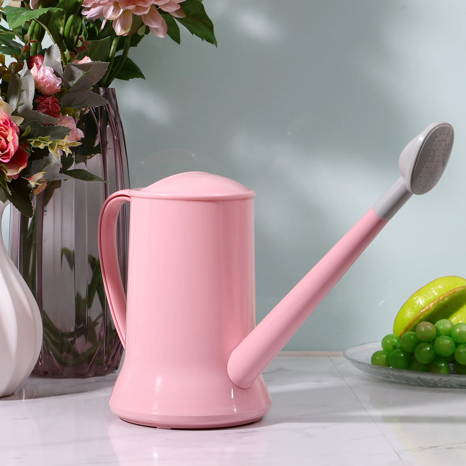 

Plastic Watering Pot Large Capacity Durable Safe Long Mouth Design Smooth Pouring Gardening Tool