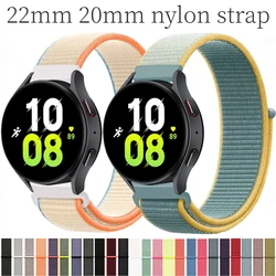 20mm 22mm Nylons ch laufen armband für Samsung Galaxy Uhr 6/5/4/3 Gang S3 Armband Band Huawei Uhr 4-3/gt 2-3 Pro Amazfit gtr4/gts4