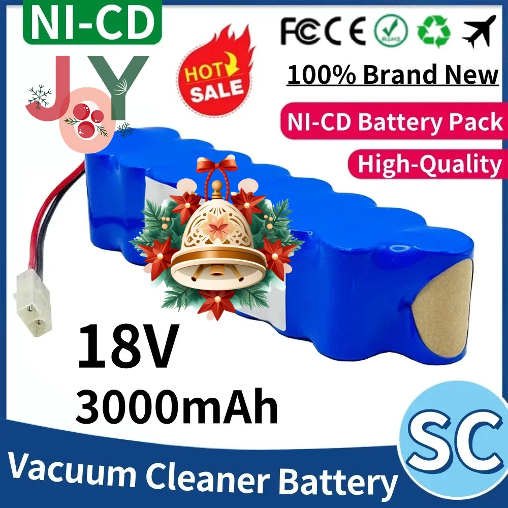 

3.0Ah 18V Suitable for-Rowenta Ni-MH Battery Pack CD Vacuum Cleaner RH8771 or Tefal Cyclone Extreme Vacuum Cleaner Battery P102