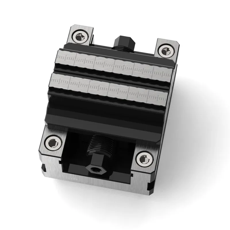 

Four or five axis fixture, self-centering vice, front and back quick clamping two inches 3 4 5 6 7 8 inches