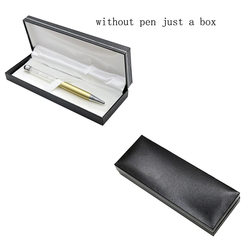 【B】PU Case Pen Storage Box Stationery Organizer School Office Use Transparent