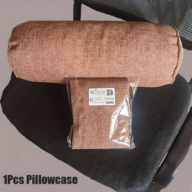 1pc Capa de Almofada de Linho - Bolster Cushion Round avaliação e preço