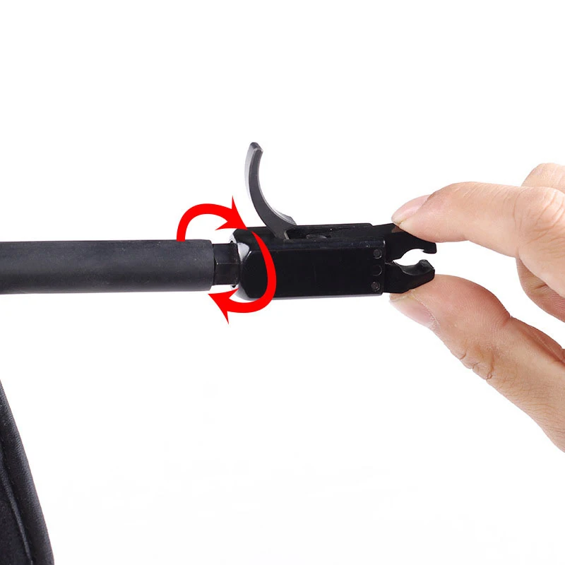 

1Pc Archery Caliper Release Aid Black Color Compound Bow Strap Pro Arrow Trigger Wristband Archery Bow