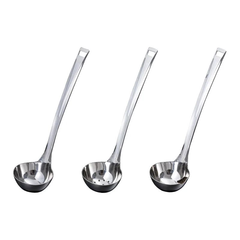 304 Stainless Steel Soup Separator, Soup Shell, Grease Separator, Household Commercial Hot Pot, Thickened Deep, Extended Spoon