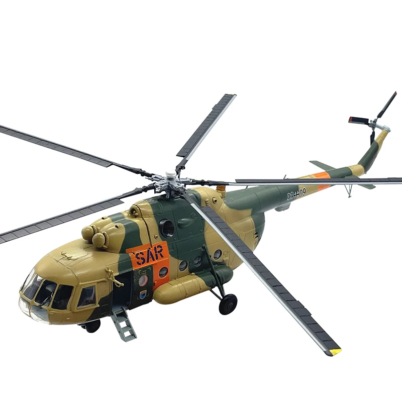 Diecast 1:72 Scale Russian MI-8 Transport Helicopter Simulation Finished Model Aircraft Series Collection Gift Toys