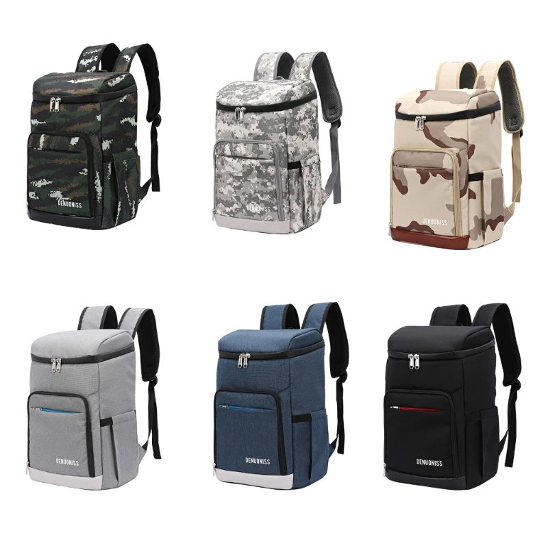 Cooler Backpack 12 Cans Insulated Leakproof Cooler Bag Large Capacity Cooler Pack Waterproof Backpack for Travel Hiking