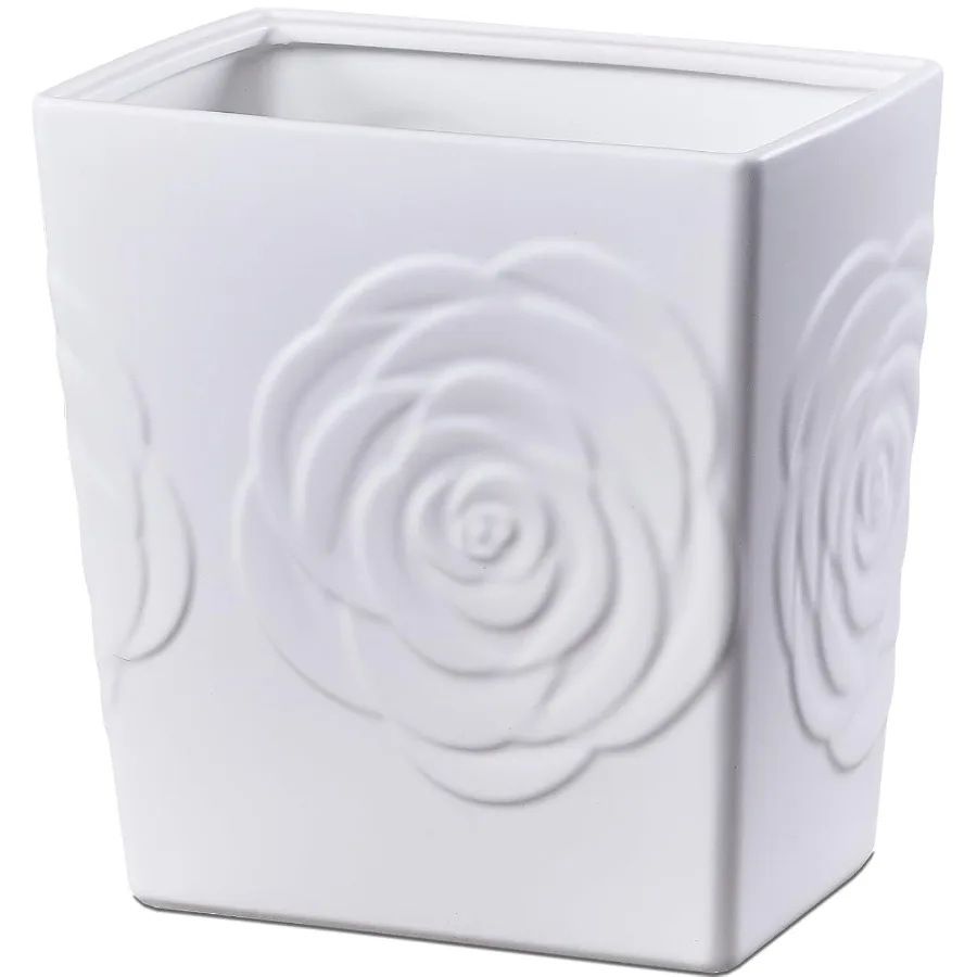 White Ceramic Rose … - image