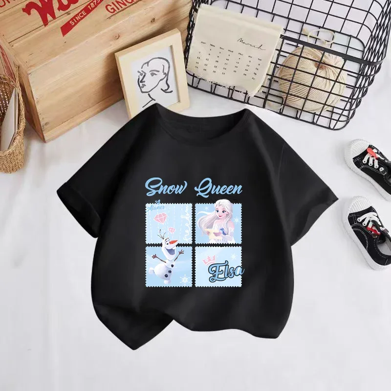 Kawaii Summer new T-shirt Girls Kids Clothing Girls Cute clothing tops Short sleeve Pants Sports Fashion Short sleeves ages 3-14