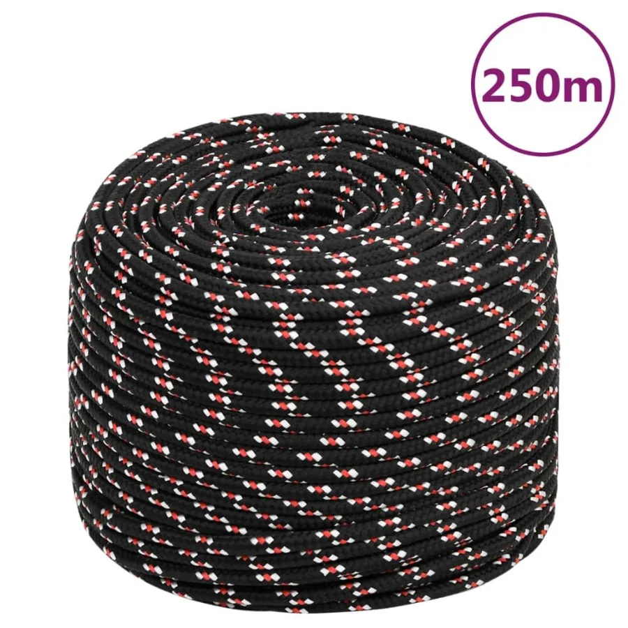 

Boat Rope Black 0.24 820.2 ' Polypropylene