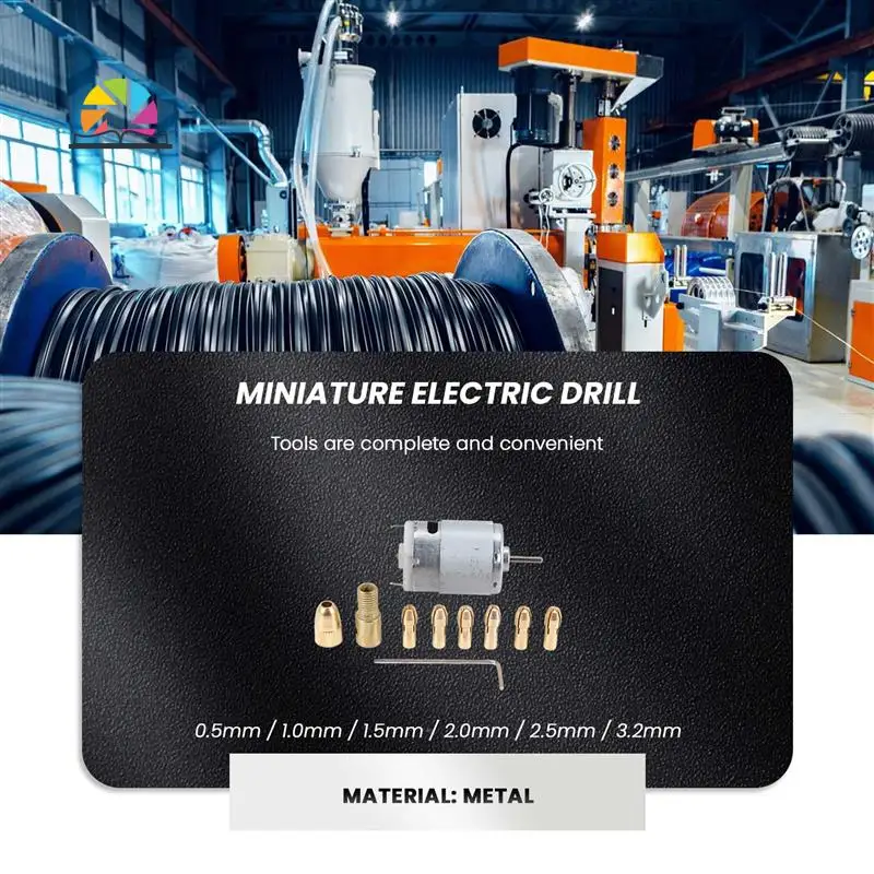 A19F-1Pc двигатель постоянного тока 12 В 500 мА Mirco с 6 шт. 0,5-3,2 мм цанга для дрели электрический набор инструментов для печатных плат